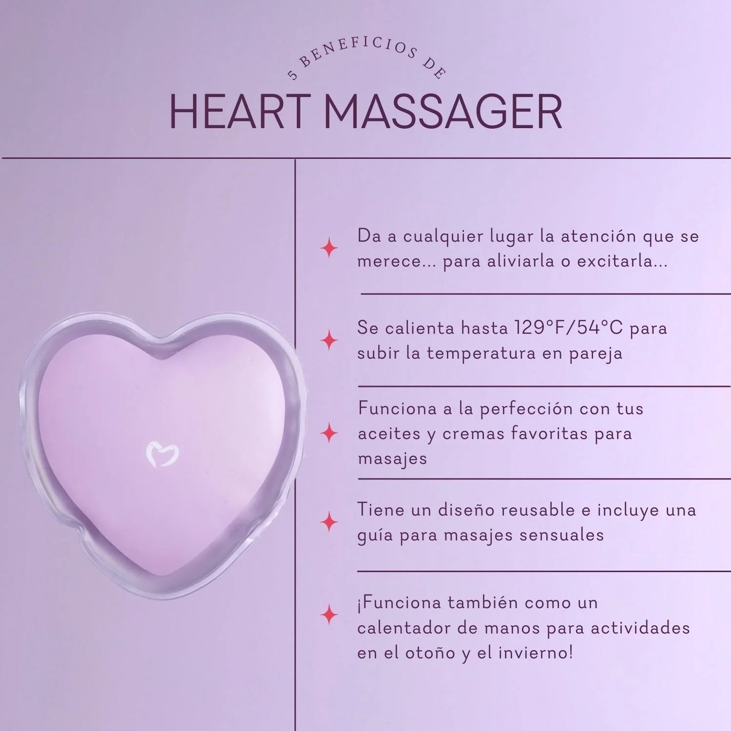 Heart Massager- corazón caliente